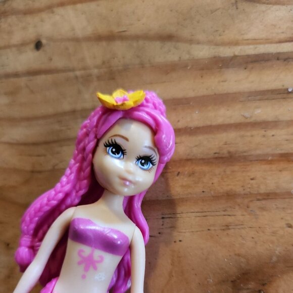 Mattel Barbie Mermaid Falls Playset Mini 4.5" Mermaid Doll Figure - Picture 2 of 3